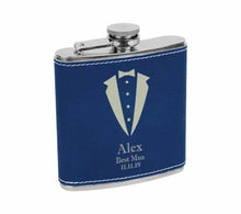 Load image into Gallery viewer, 6oz Leatherette Flask
