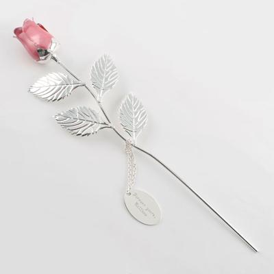 Plated rose on sale