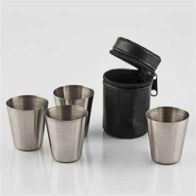 stainless steel shot glasses