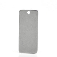 Load image into Gallery viewer, Stainless Steel Rectangle Plate 1 3/16&#39; x 2&quot; with 5/32 hole
