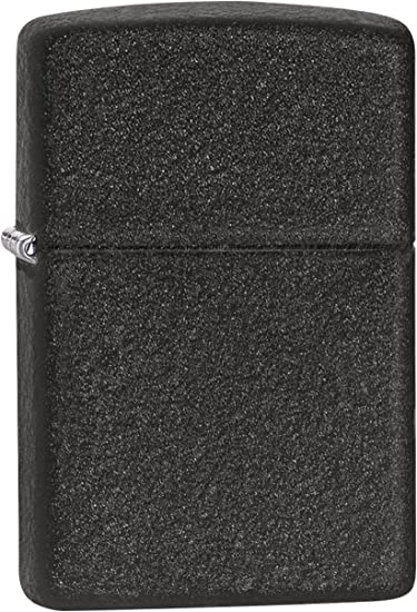 Black Crackle Zippo