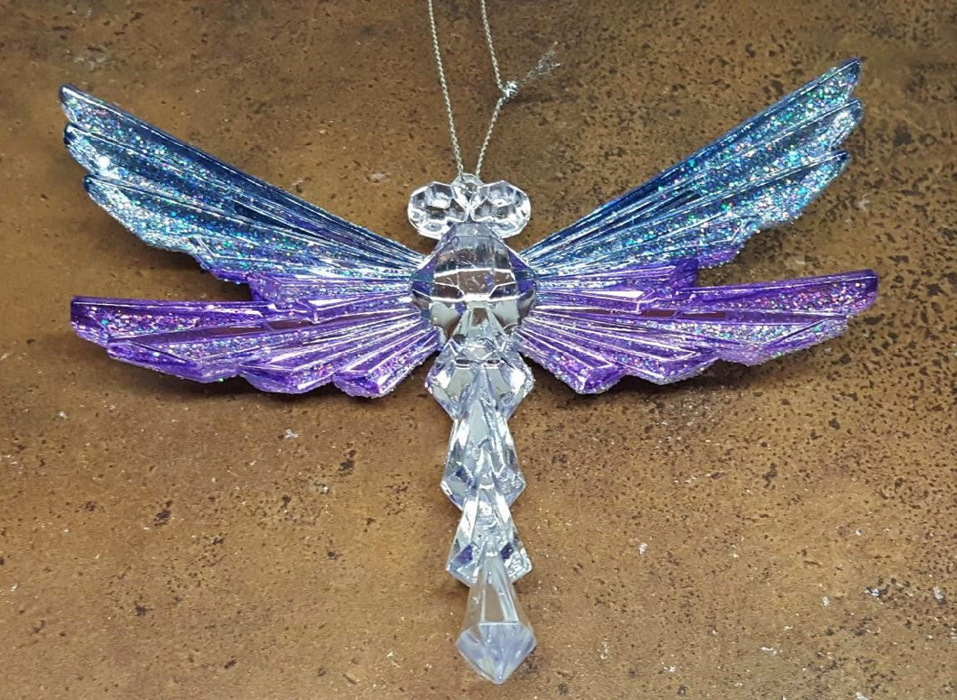 Crystal Dragonfly Ornament