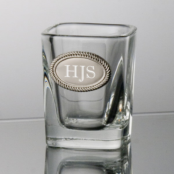 Pewter Square Shot Glass