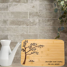 Load image into Gallery viewer, Custom Wedding Cutting Board   3 sizes BAMBOO
