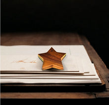 Load image into Gallery viewer, Walnut Paperweight - Star
